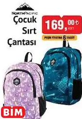 NORTH PACİFİC ÇOCUK SIRT ÇANTASI NORTH PACİFİC ÇOCUK SIRT ÇANTASI